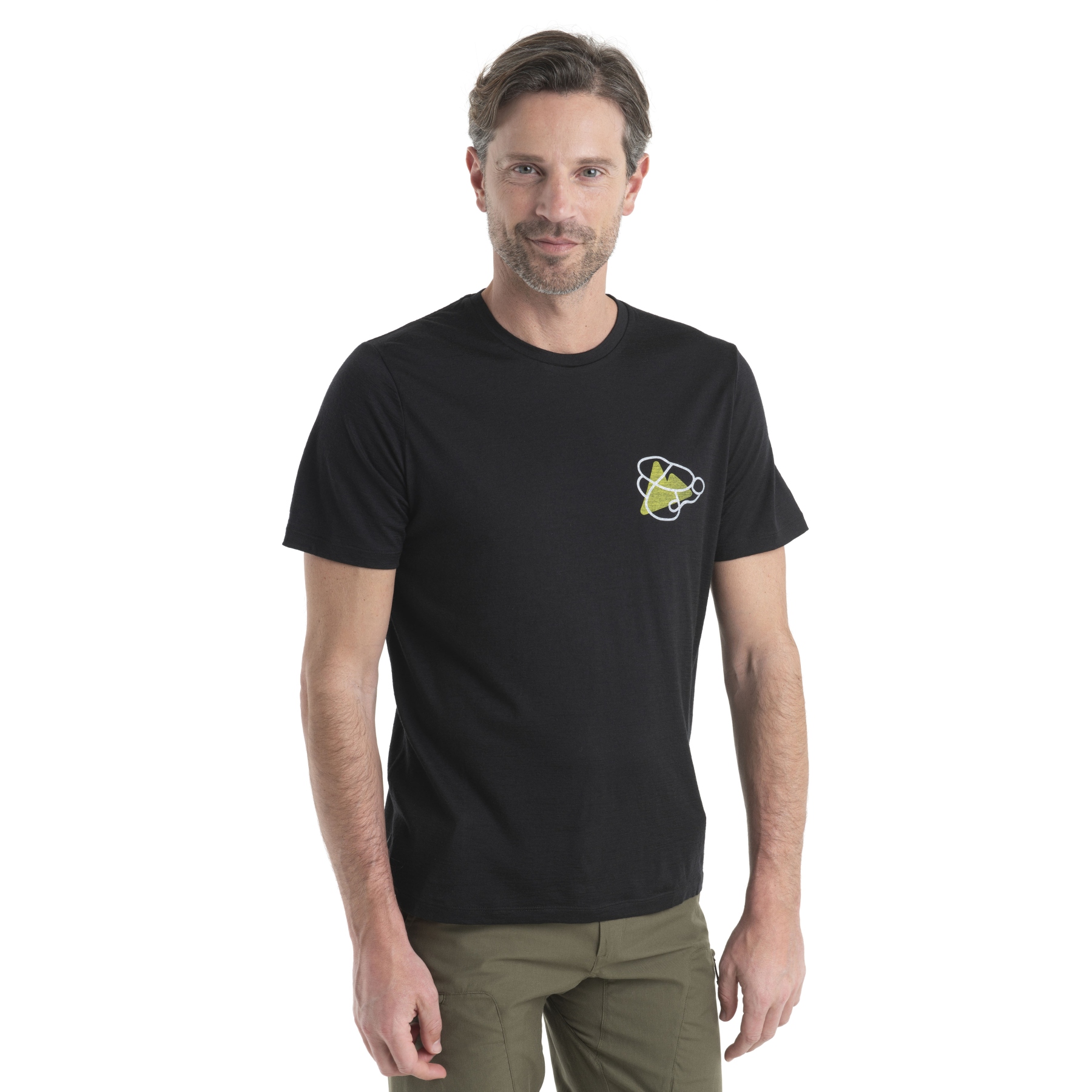 Image de Icebreaker T-Shirt Homme - Tech Lite II Community - Noir