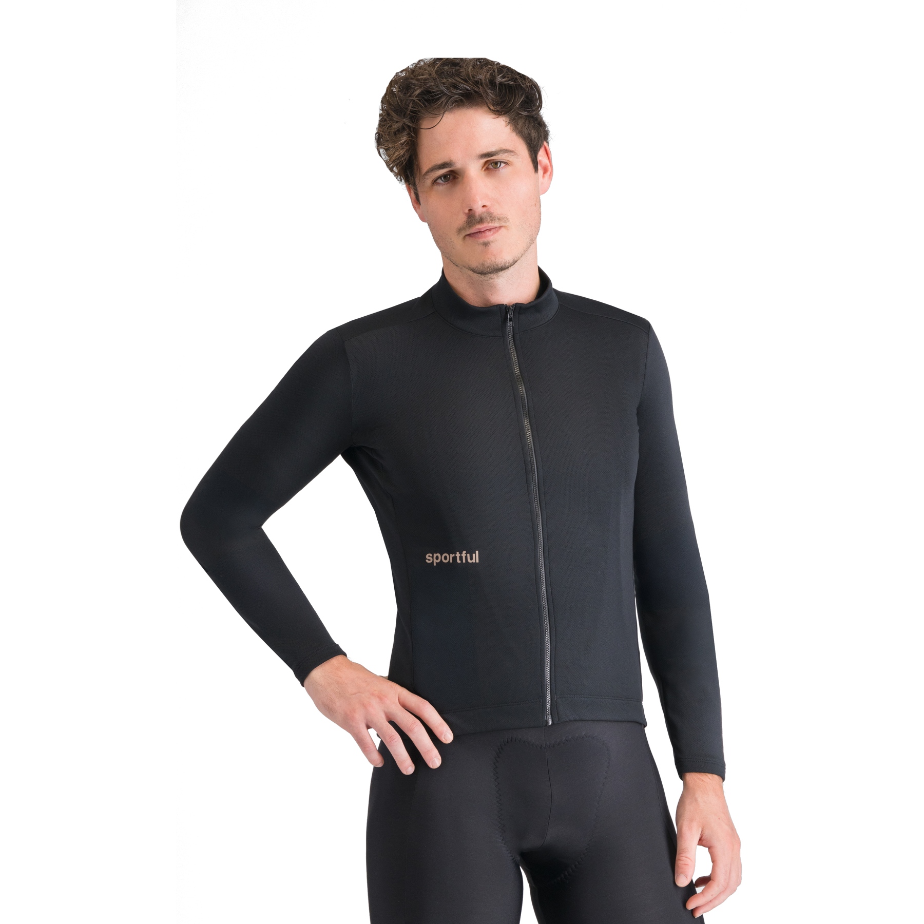 Sportful BOH THERMAL LS JERSEY Sサイズ Sportful Classic Thermal Jersey Men - 002 Black | BIKE24