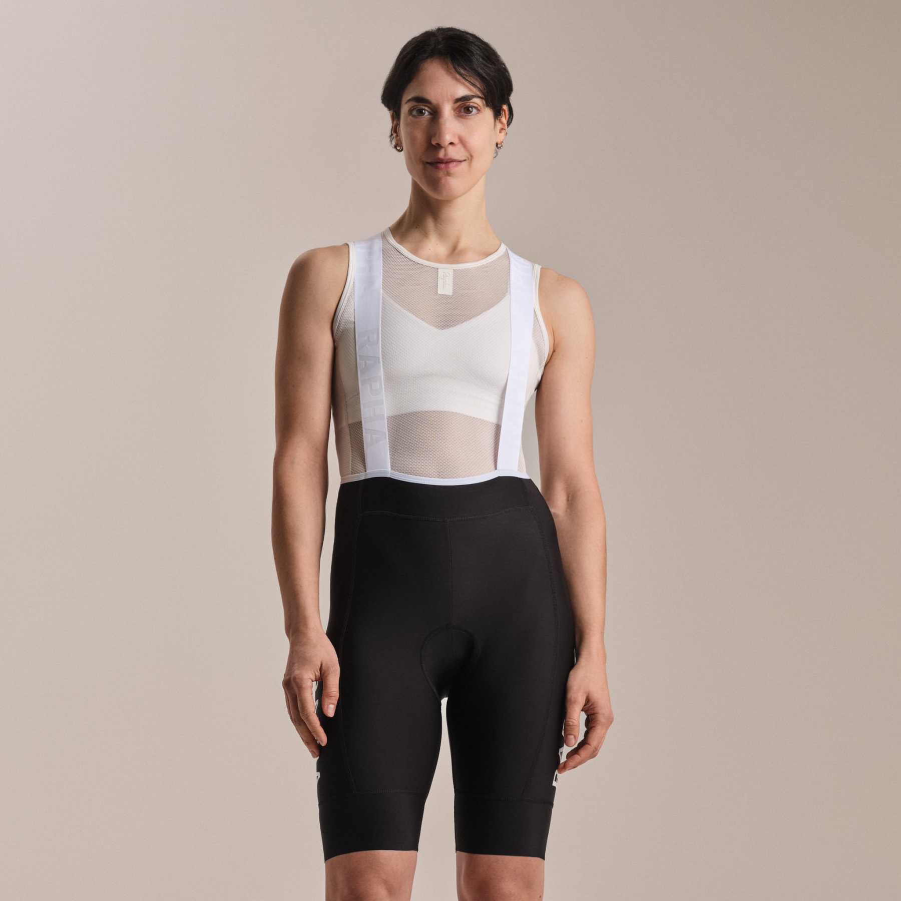 Rapha Pro Team Training Bib Shorts Women - black/white | BIKE24