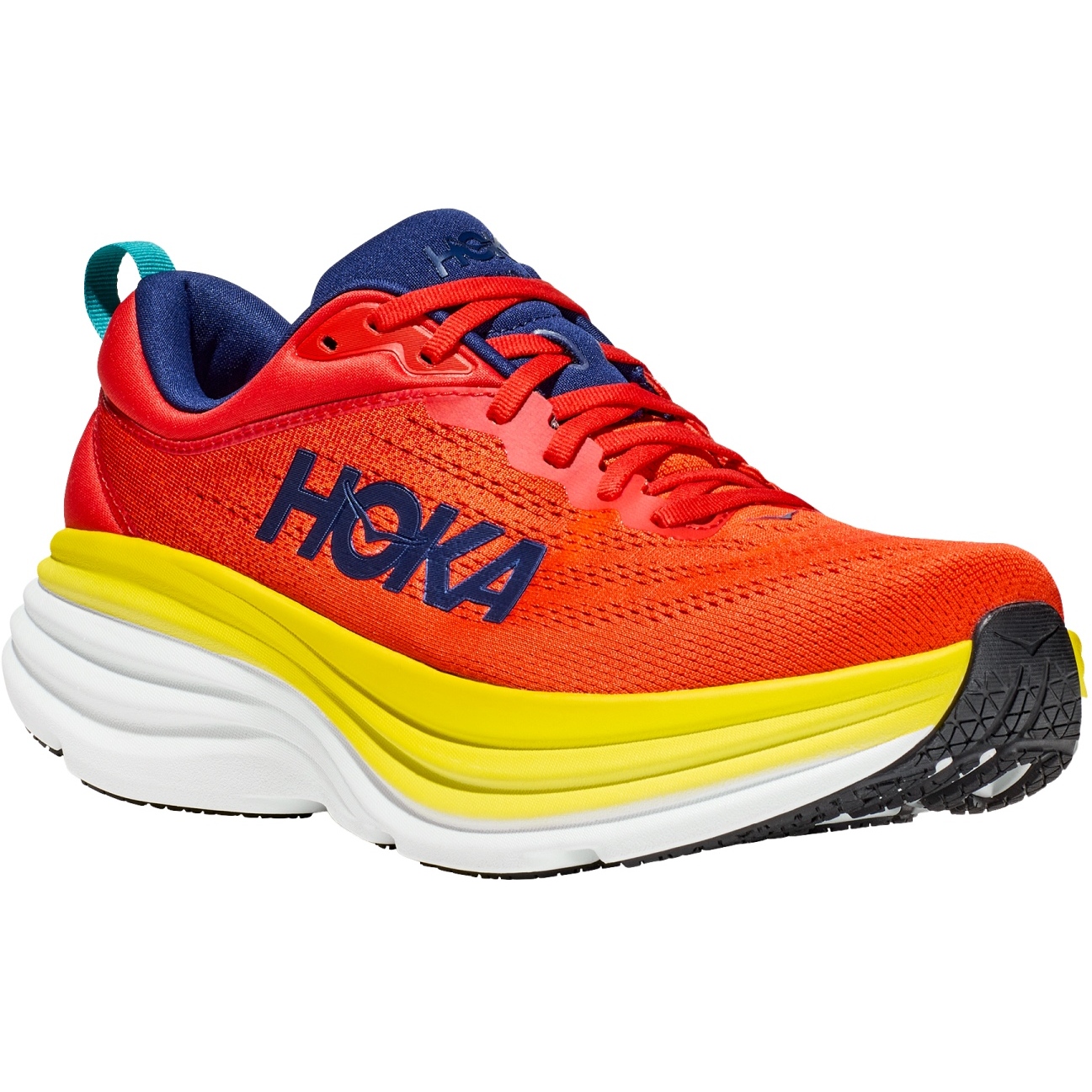 Picture of Hoka Bondi 8 Running Shoes - red alert / flame