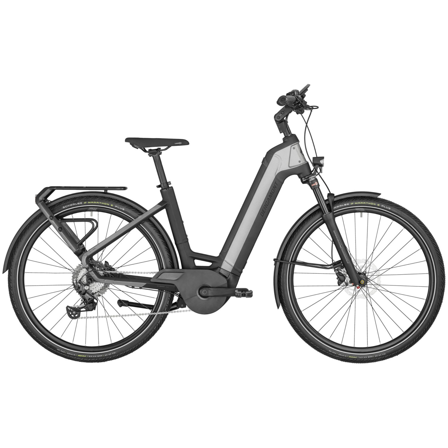 Picture of Bergamont E-VILLE EDITION - Easy Entry Electric City Bike - 2023 - shiny flaky silver