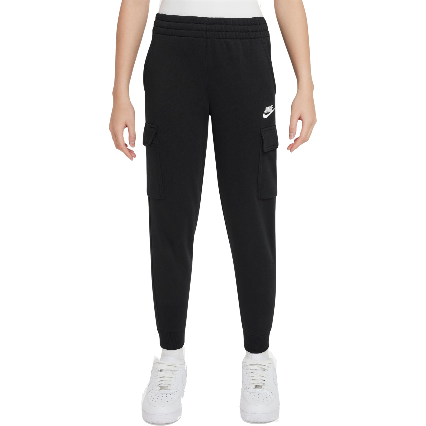 Immagine di Nike Pantaloni da Jogging Bambini - Sportswear Club Fleece Cargo - nero/nero/bianco FD3012-010