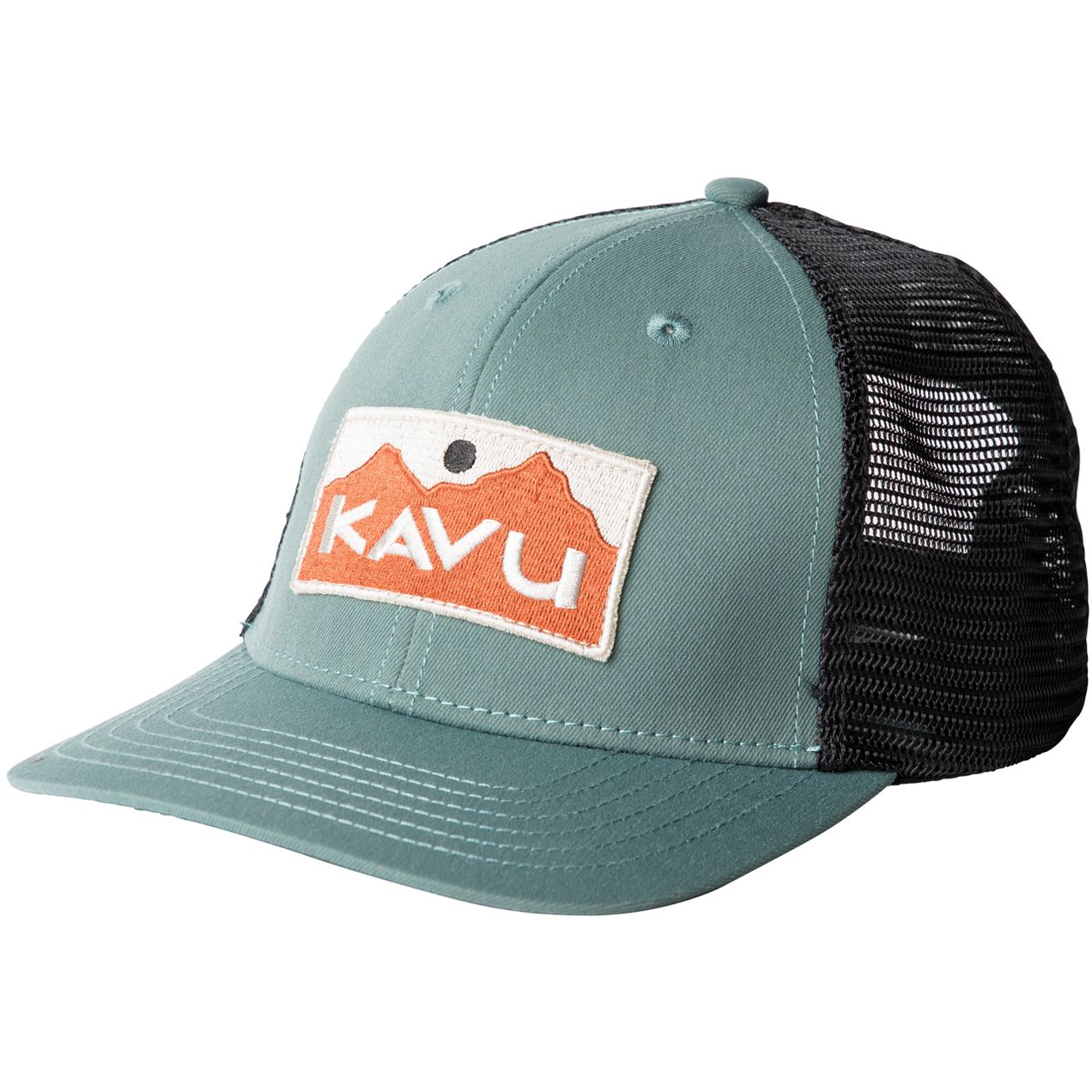 Productfoto van KAVU Above Standard Trucker Cap - Dark Forest