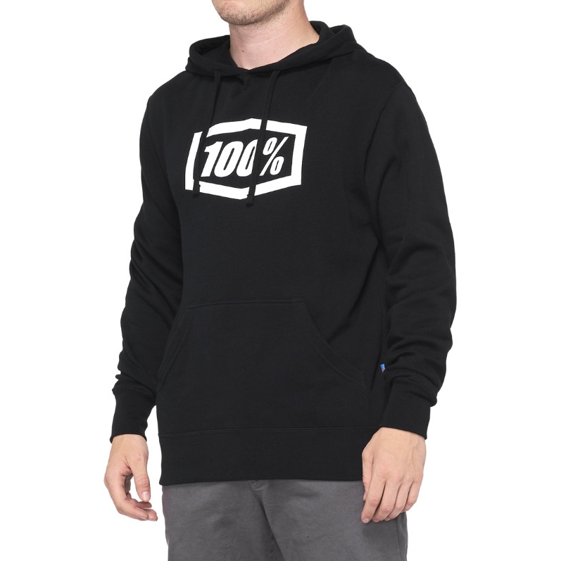 Picture of 100% Icon Pullover Hoody - black
