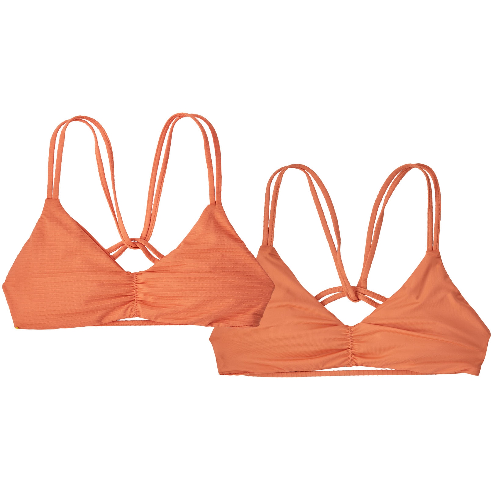 Produktbild von Patagonia Reversible Seaglass Bay Bikini Top Damen - Ripple: Tigerlily Orange