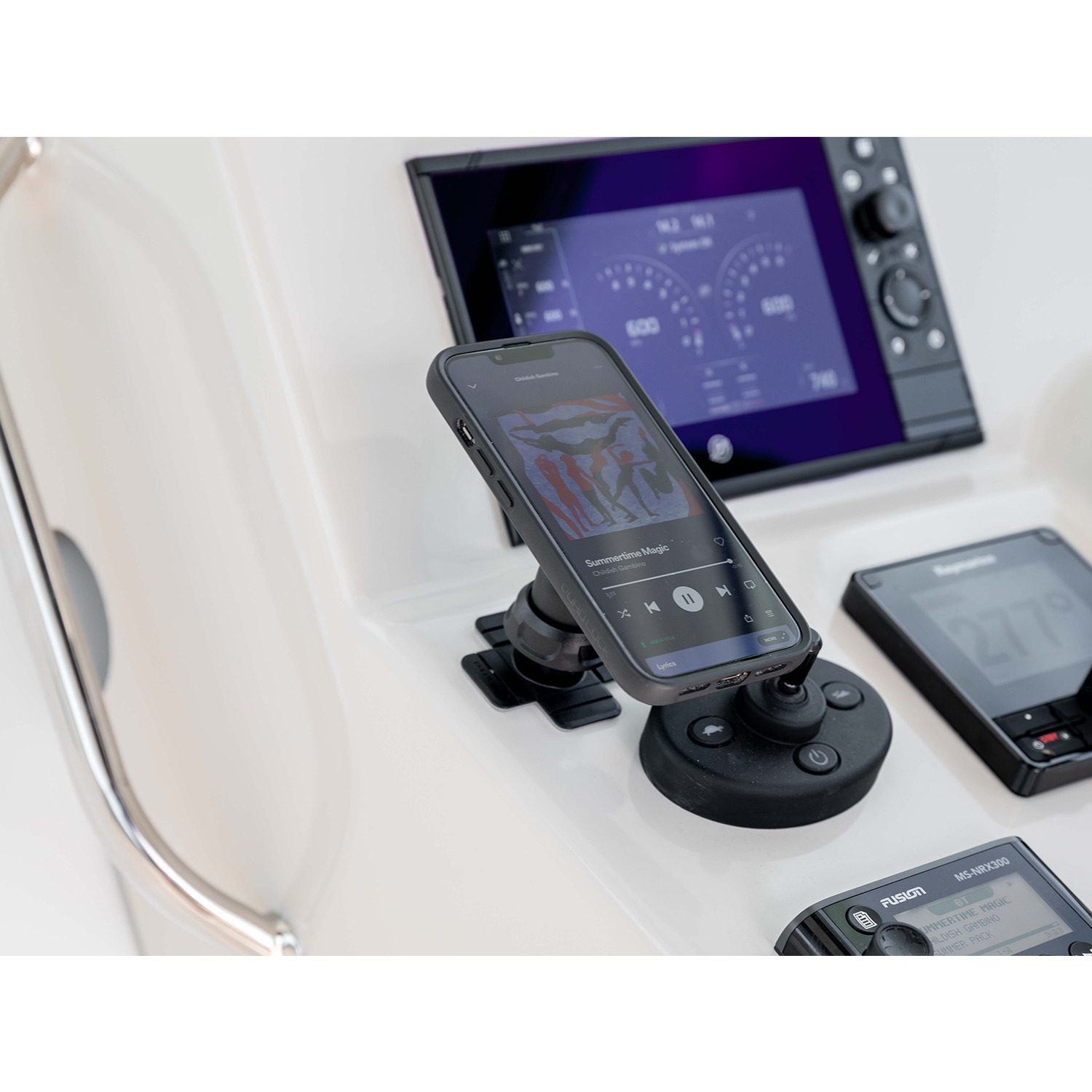 Quad Lock 360 Base Flexible Adhesive black