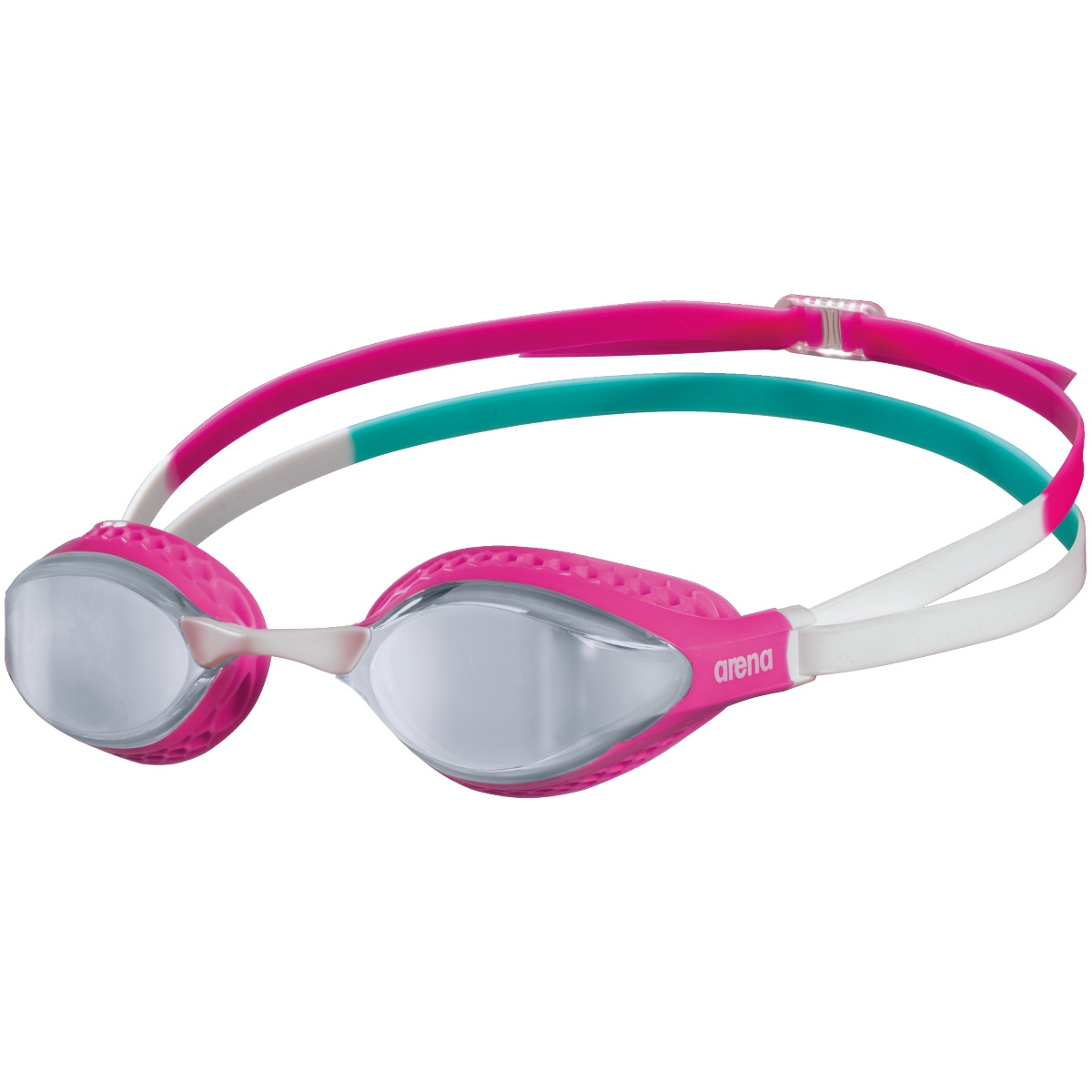 Image of arena Airspeed Mirror Swimming Goggles - Silver - Pink/Multi