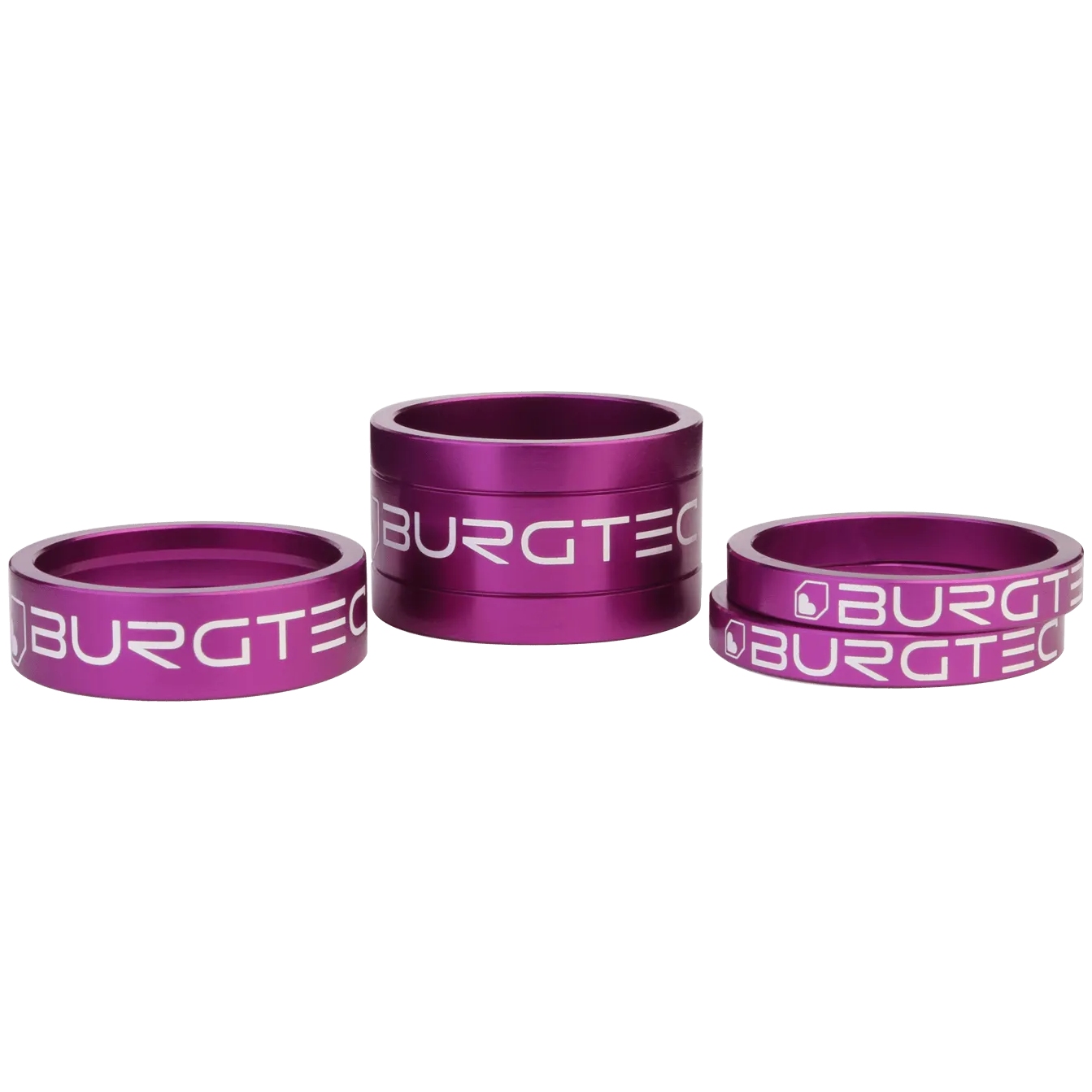 Foto de Burgtec Stem Spacer Kit - 5/10/20mm - Purple Rain