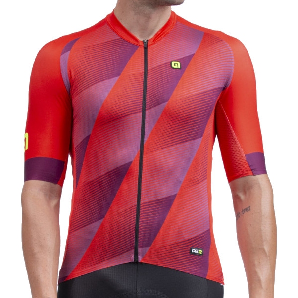 Image of Alé PR.R Square Short Sleeve Jersey - red