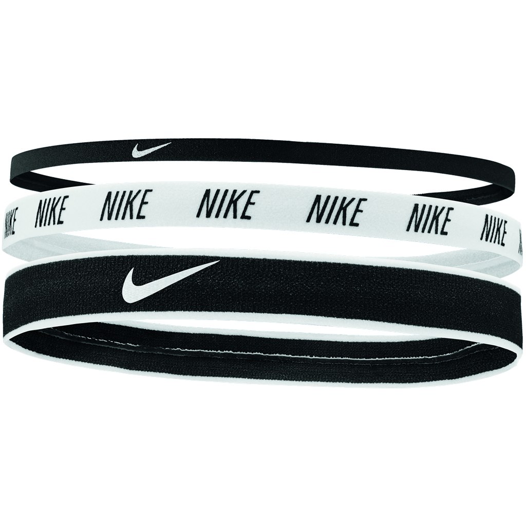 Produktbild von Nike Mixed Width Haarband - 3er Pack - black/white/black 930