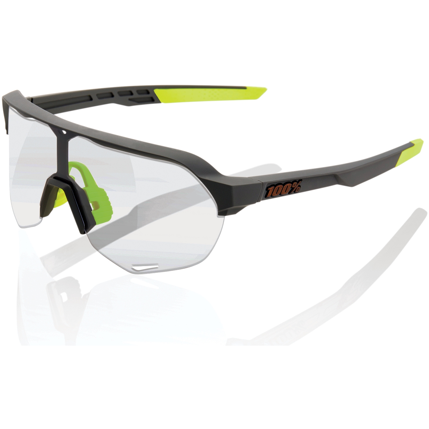 Productfoto van 100% S2 Glasses - Photochromic Lens - Soft Tact Cool Grey