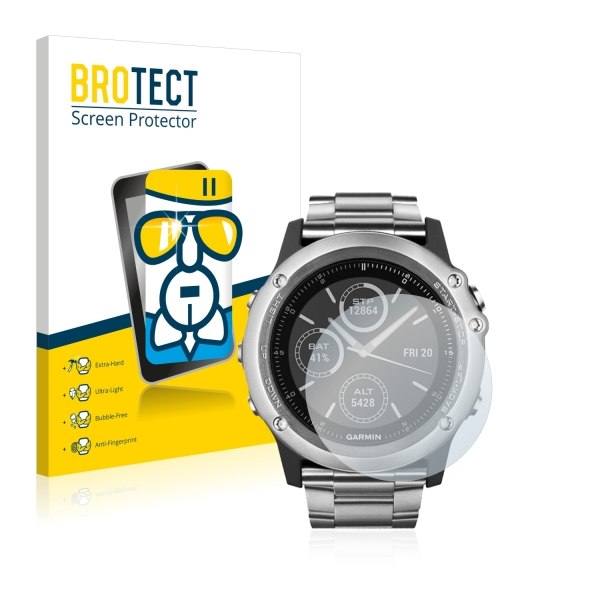 Productfoto van Bedifol BROTECT® AirGlass® Premium Glass Screen Protector Clear for Garmin fenix 3 Saphir