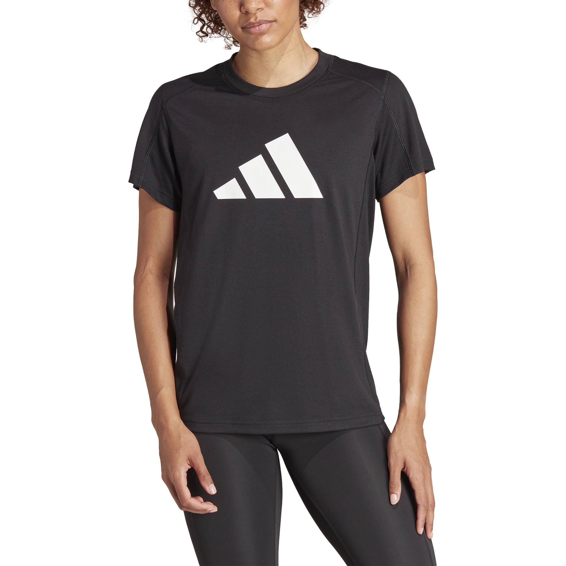 Adidas white t shirt for girls hotsell