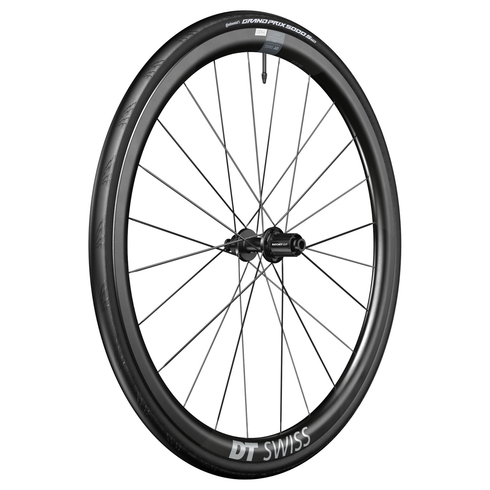 Колесная система DT Swiss | Continental WTS - Заднее колесо ERC 1400 DICUT 35 + складная шина GP 5000 S - 28