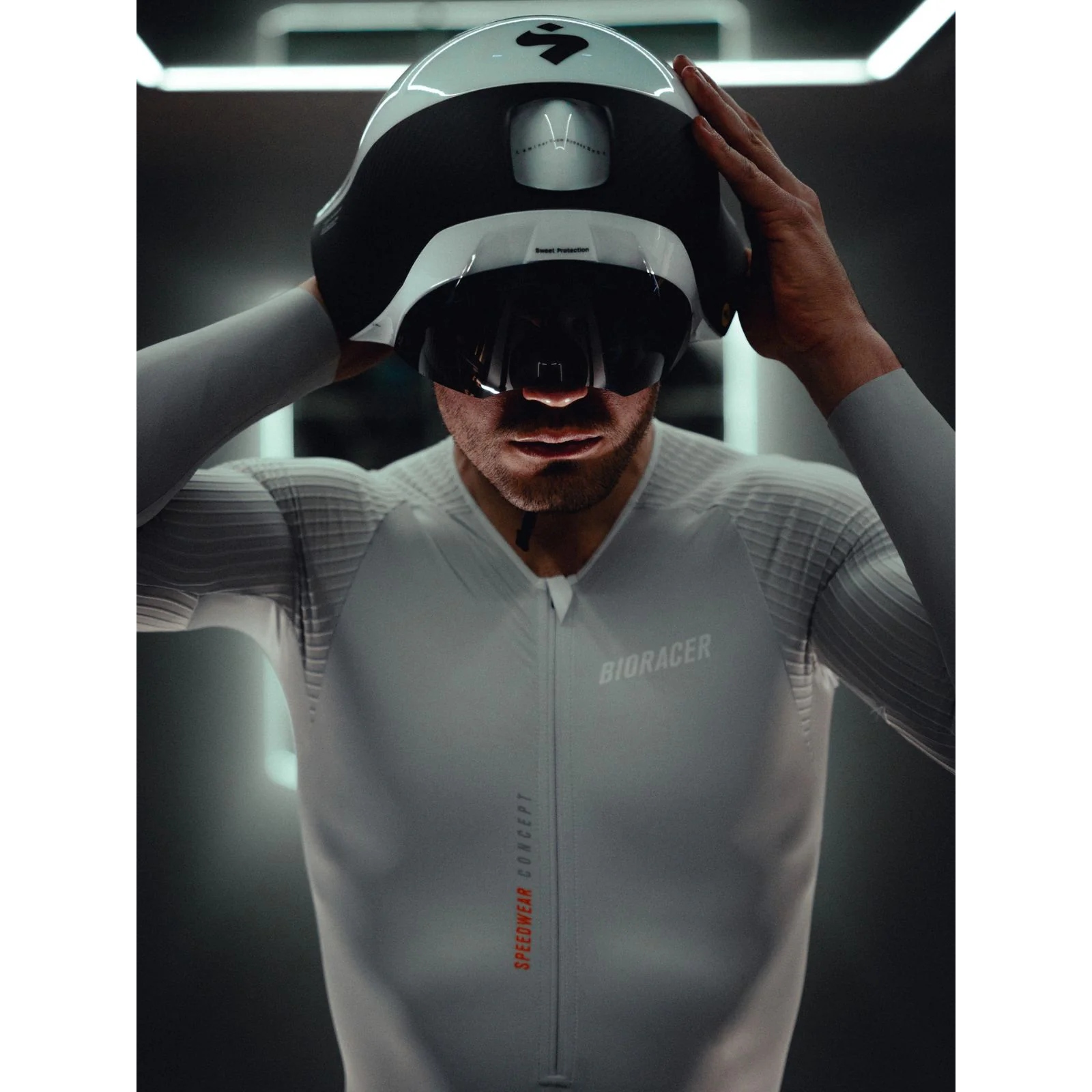 Bioracer Speedwear Time Trial Racesuit Men - cool grey | BIKE24