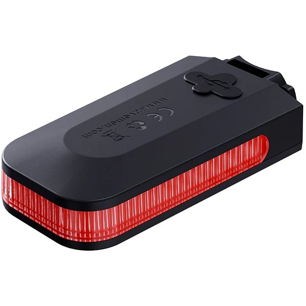 Feu Arrière Vélo Intelligent Ravemen NT101 Noir - Rechargeable USB, LED Clignotante, Sécurité Renforcée