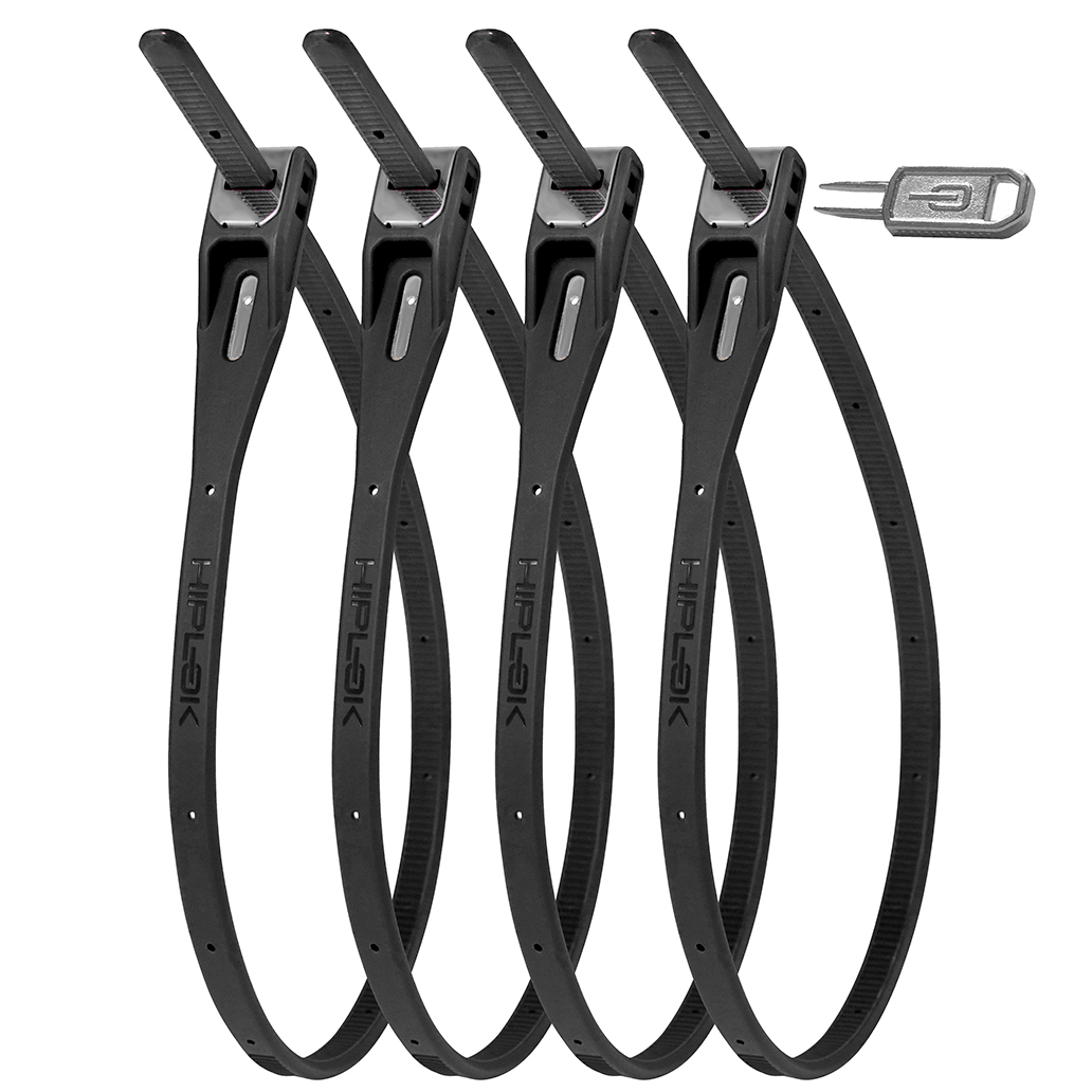 Productfoto van Hiplok Z-Lok Cable Lock - 4 pieces - black