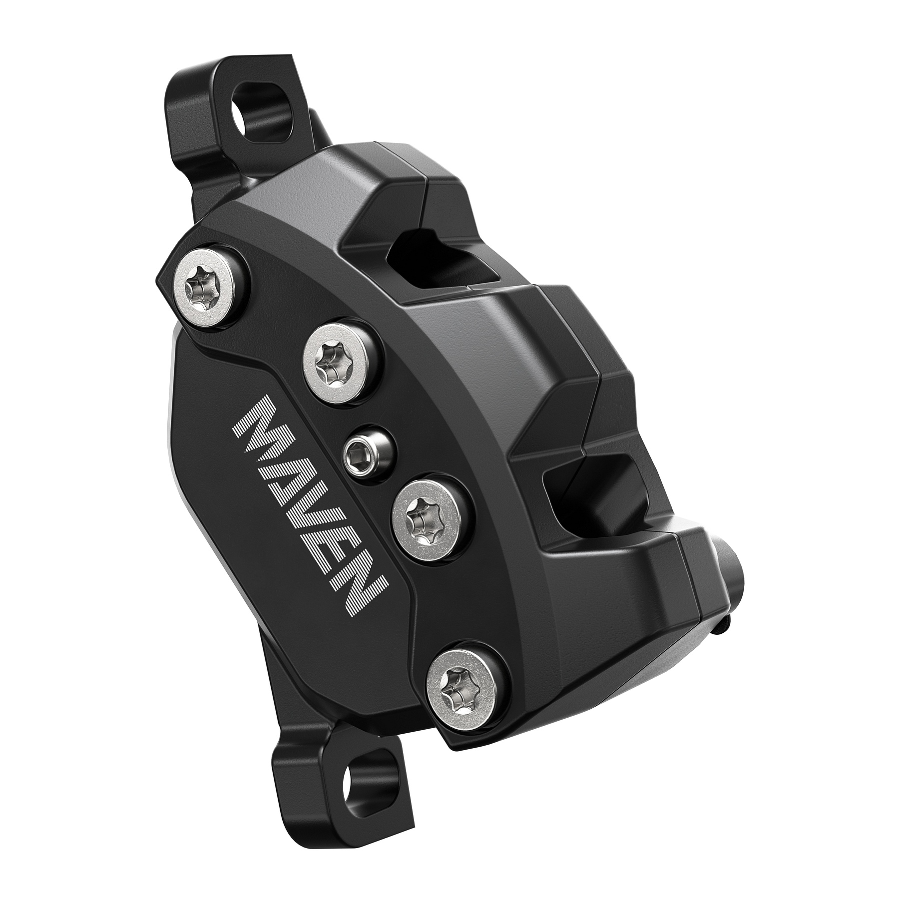 Photo produit de SRAM Étrier de Frein à Disque MAVEN Base | 4 Pistons | A1 | 11.5018.056.028 - Diffusion Black
