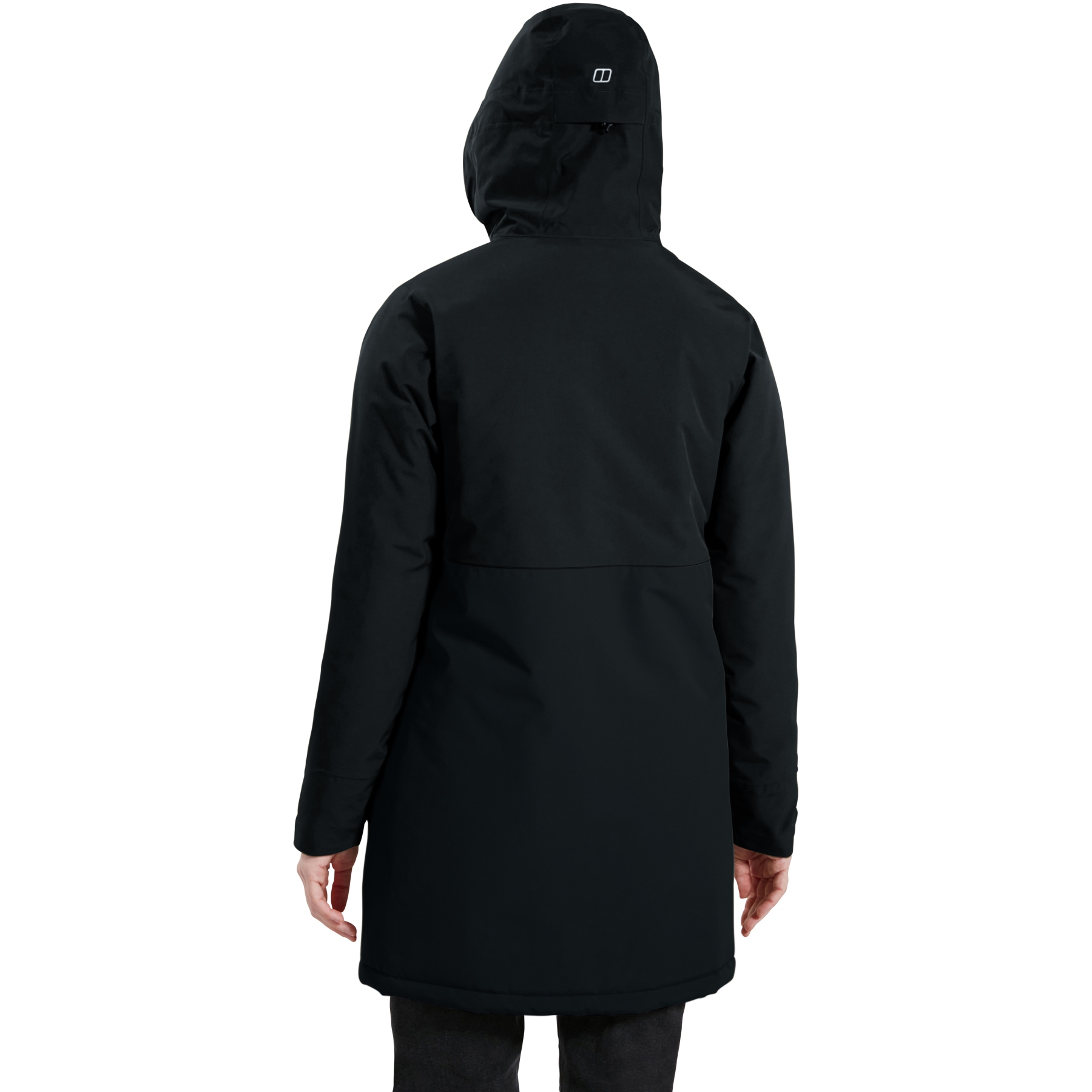 Berghaus Women's Hinderwick Waterproof Long Jacket - Black/Black | BIKE24