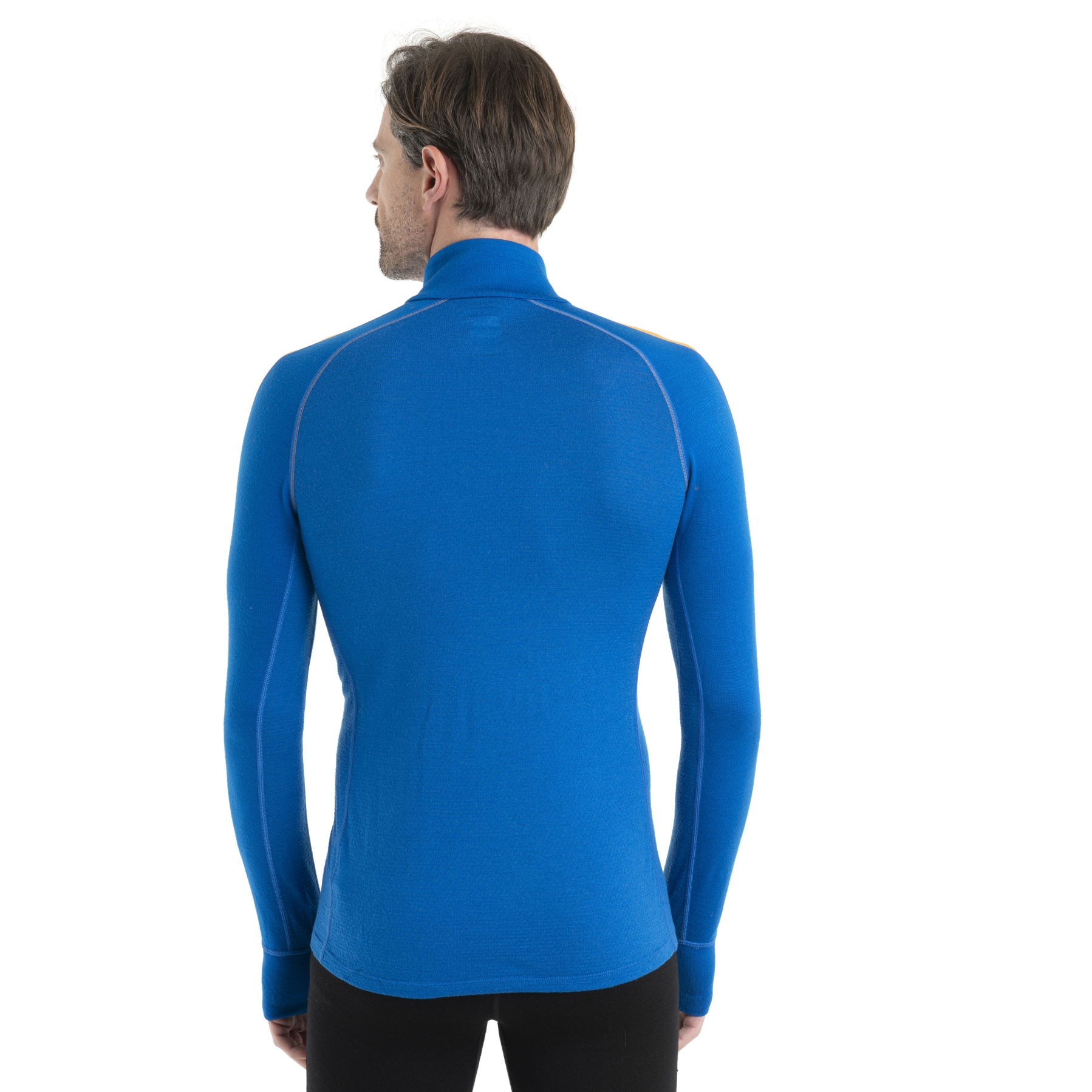 Icebreaker 260 ZoneKnit™ Half Zip Long Sleeve Shirt Men - Lazurite/Solar