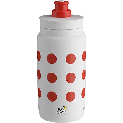 Produktbild von Elite Fly Trinkflasche - Tour de France™ 2024 Collection - 550ml - Red Polka Dot
