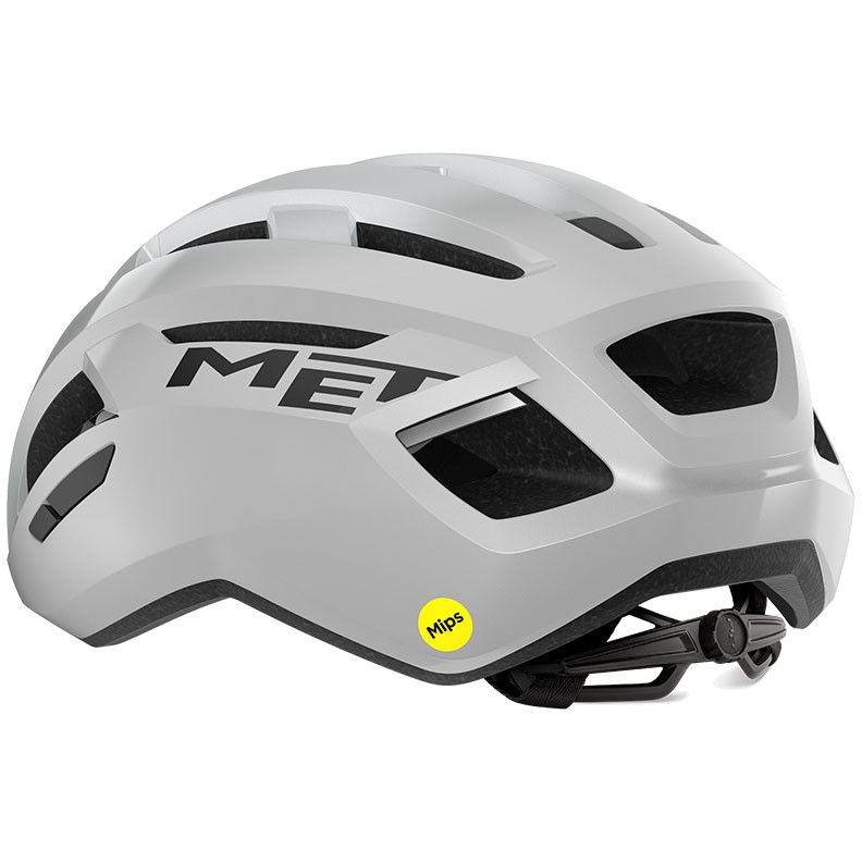 MET Vinci MIPS Bike Helmet white/silver glossy BIKE24