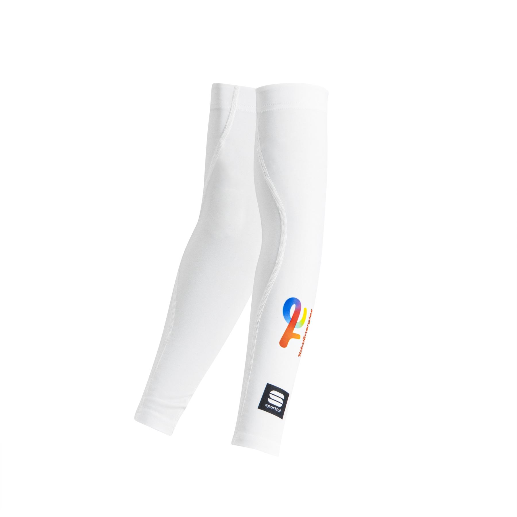 Picture of Sportful TotalEnergies Pro Team Arm Warmers - 101 White