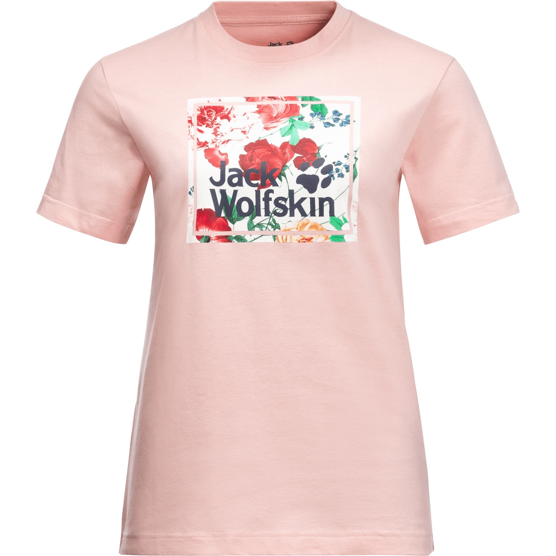 Picture of Jack Wolfskin Flower Logo T-Shirt Women - light blush