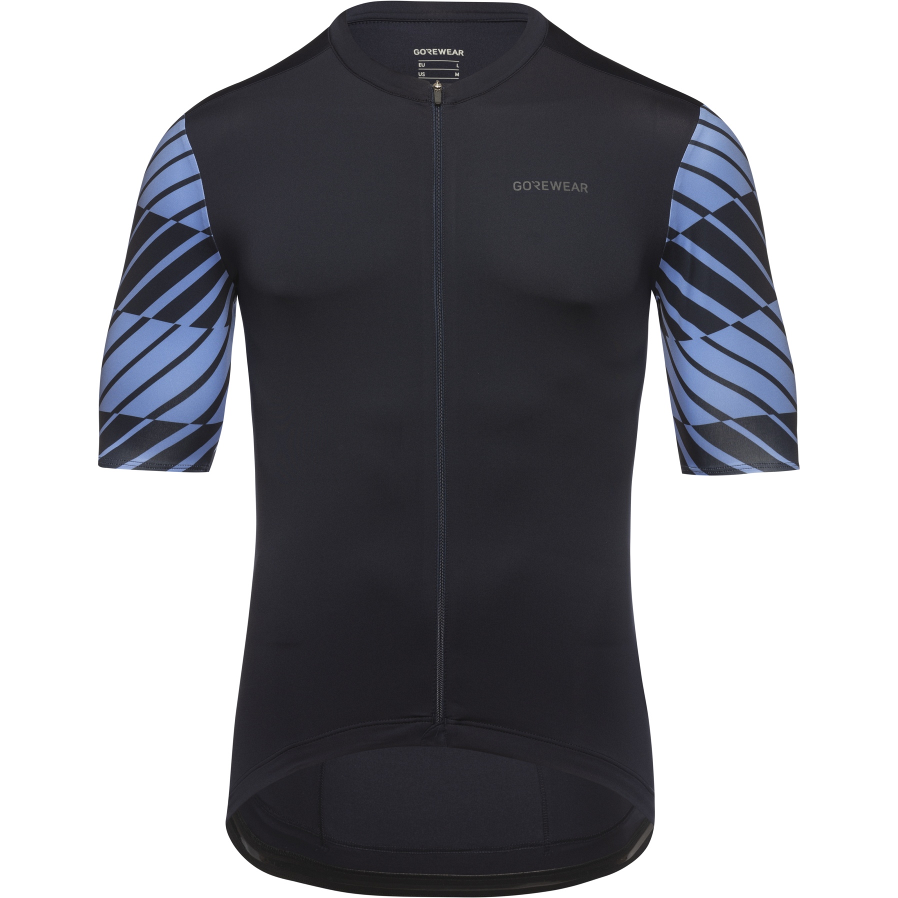 Мужская трикотажная одежда GOREWEAR Swiftride Optical с коротким рукавом - orbit blue/cargo blue AUCA