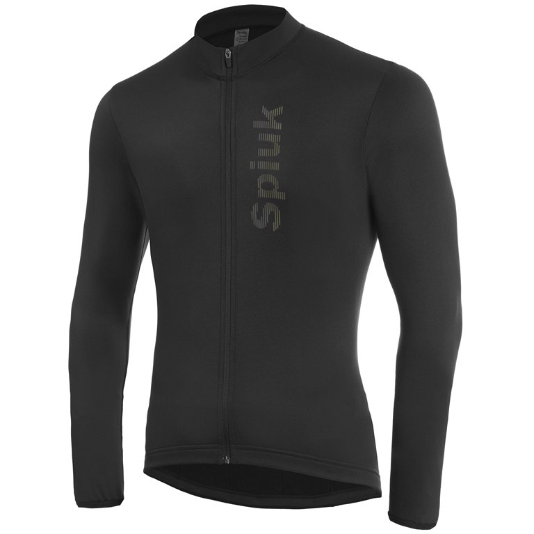 Picture of Spiuk ANATOMIC Winter Jersey - black/yellow