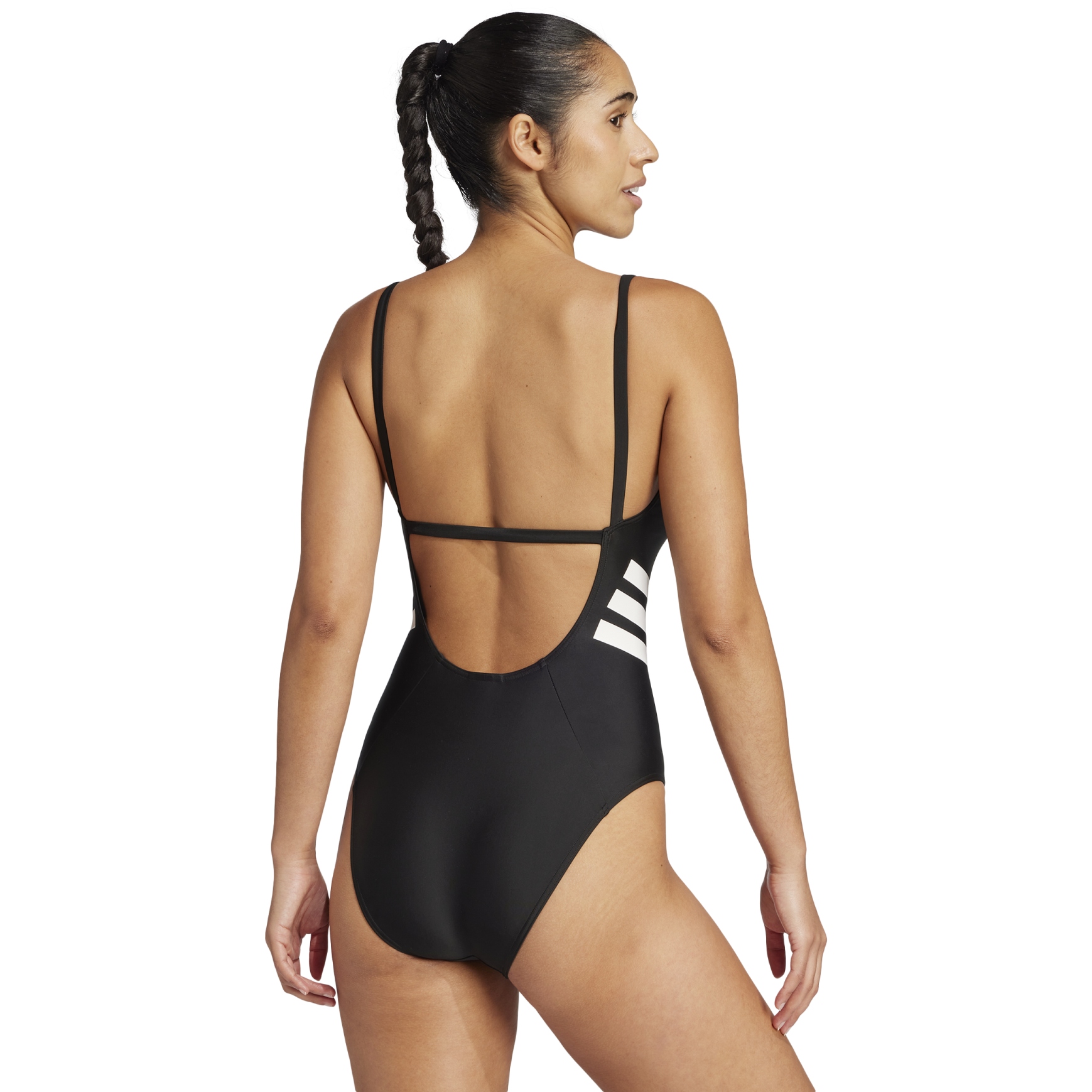 adidas 3-Stripes Uback Swimsuit Women - black/white JH3391