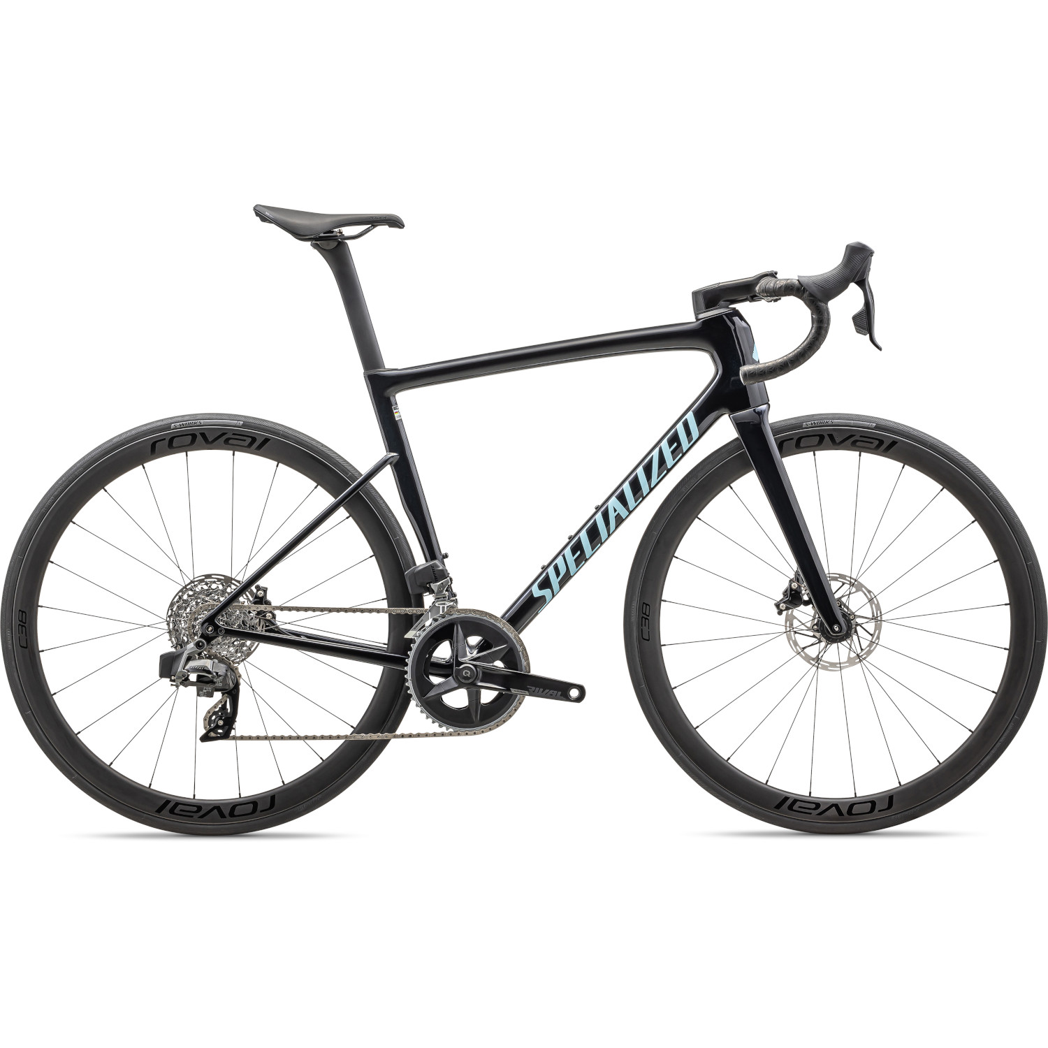 Foto de Specialized Bicicleta Carretera Carbono - TARMAC SL8 EXPERT - 2024 - gloss metallic dark navy / astral blue pearl