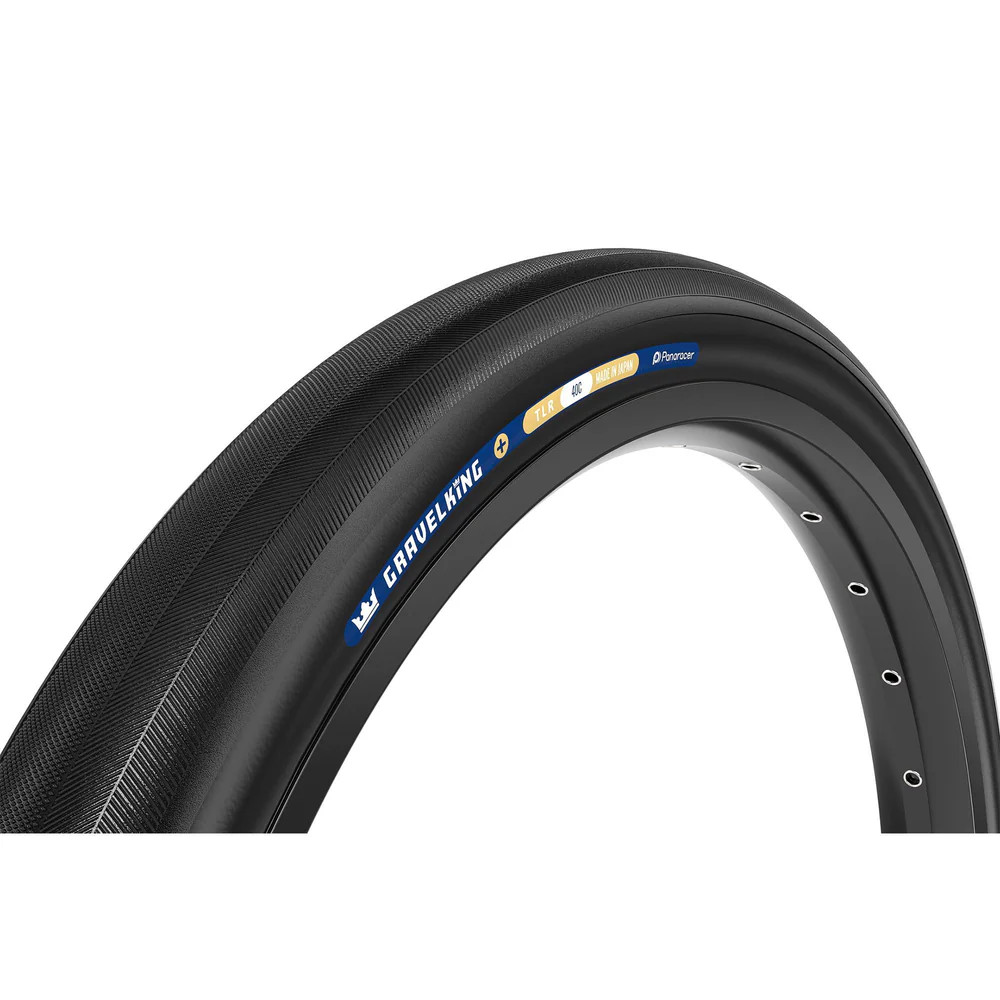 Picture of Panaracer Gravelking Slick+ TLR - Folding Tire - 30-622 | black