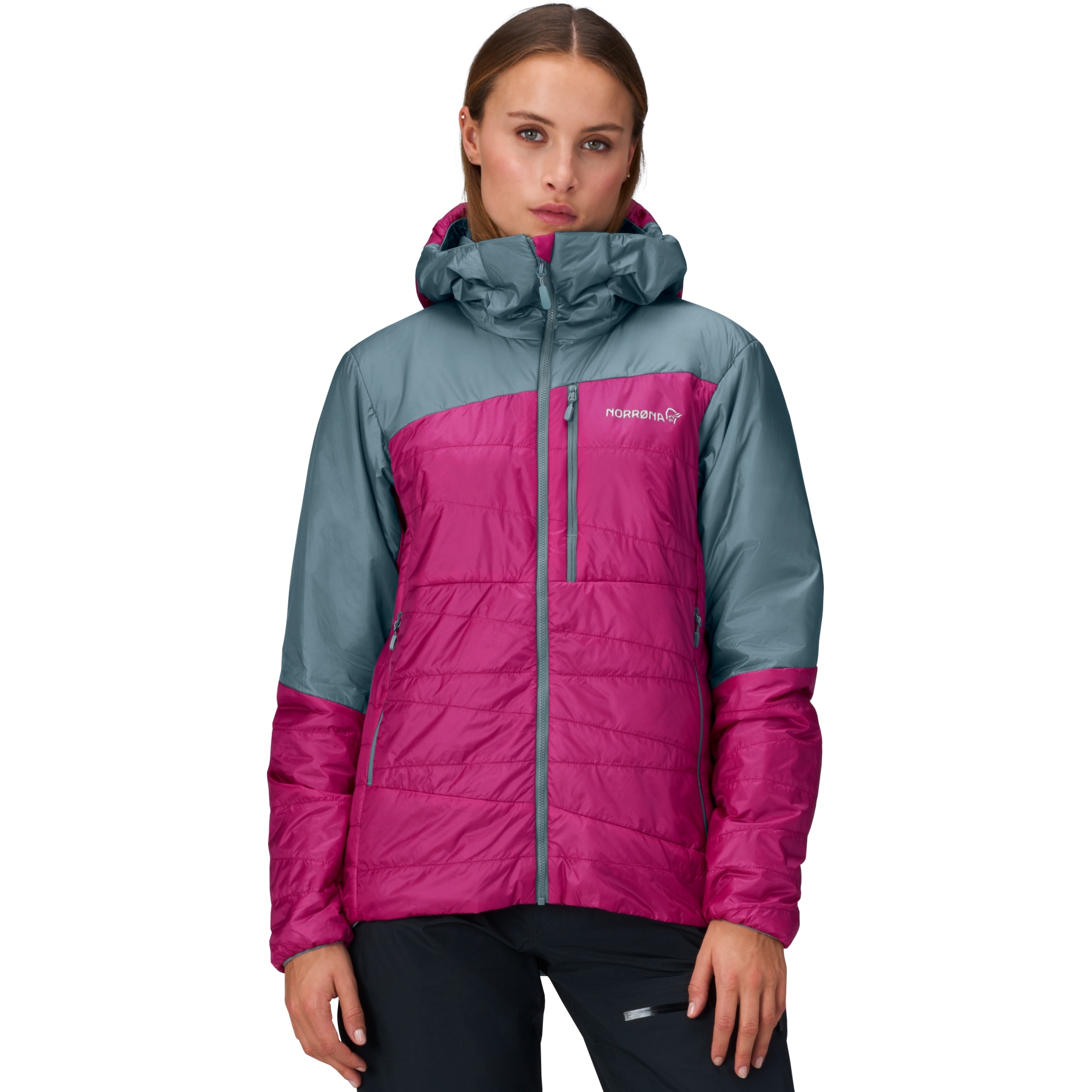 Norrona falketind thermo40 Hood Jacket Women - Festival Fuchsia | BIKE24