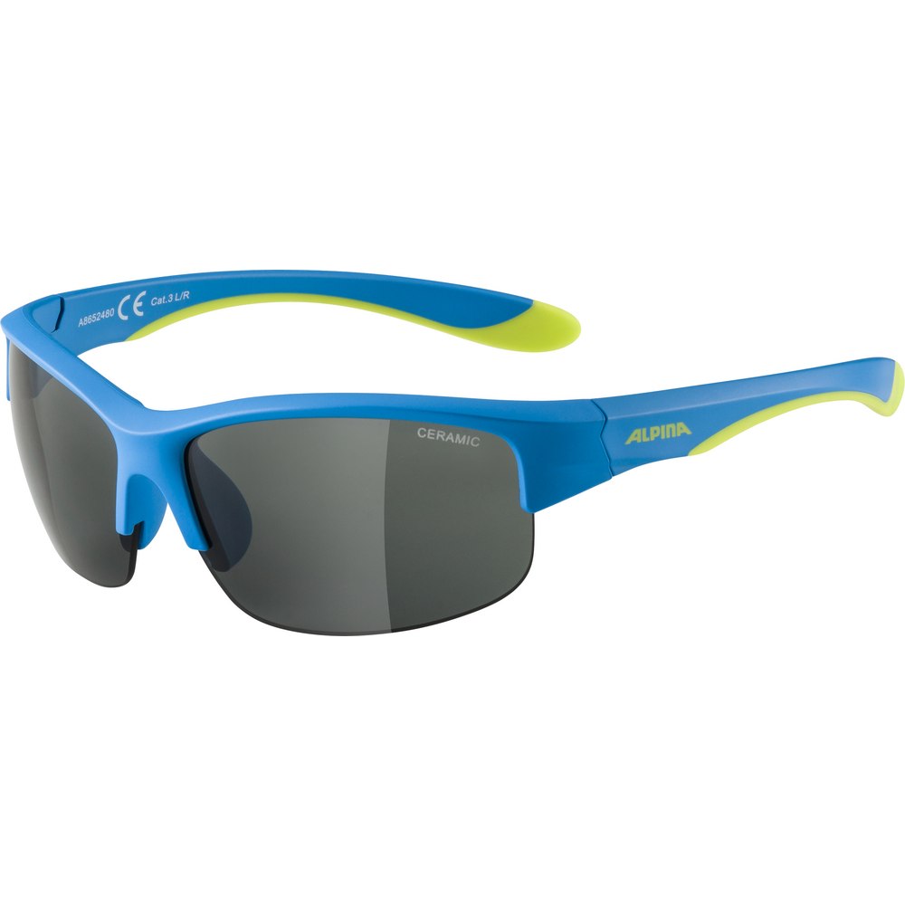 Produktbild von Alpina Flexxy Youth HR Kinderbrille - blue matt-lime / black