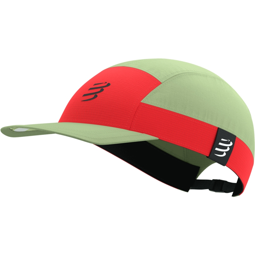 Bild von Compressport 5 Panel Light Cap - nile/fluo red