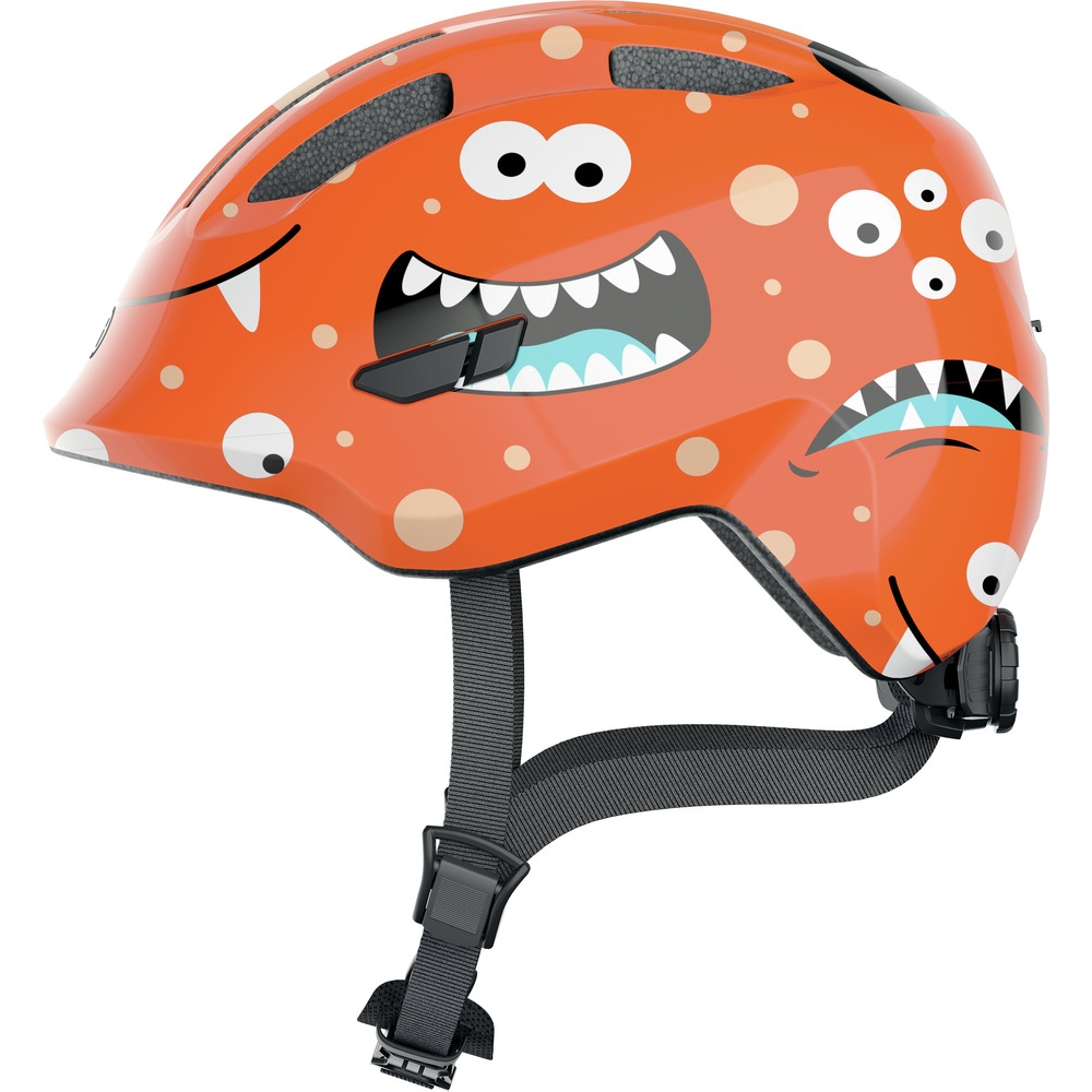 Picture of ABUS Smiley 3.0 Kids Helmet - orange monster