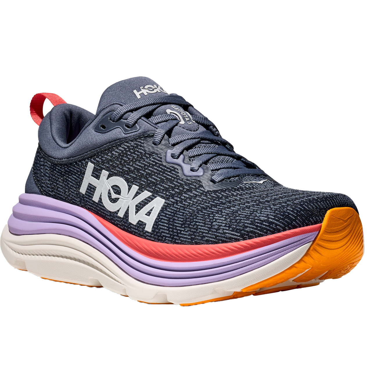 Женские кроссовки для бега Hoka Gaviota 5 - якорь / грейпфрут