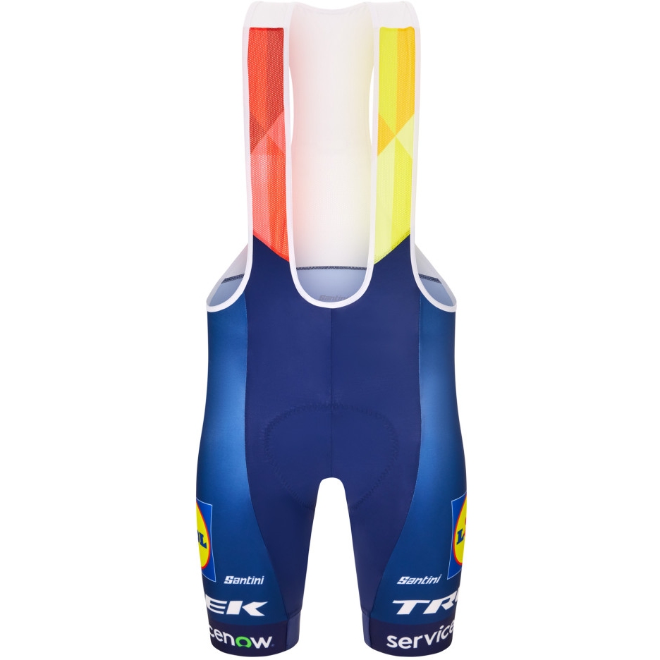 Santini Team Lidl-Trek 2026 Fan Line Bib Shorts Men - marine MA