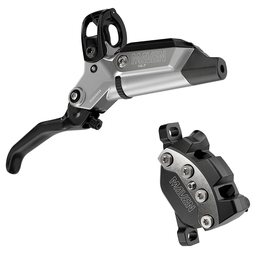 Picture of SRAM Maven Disc Brake - Ultimate | 4-Piston | A1 - Front 950mm | clear anodized