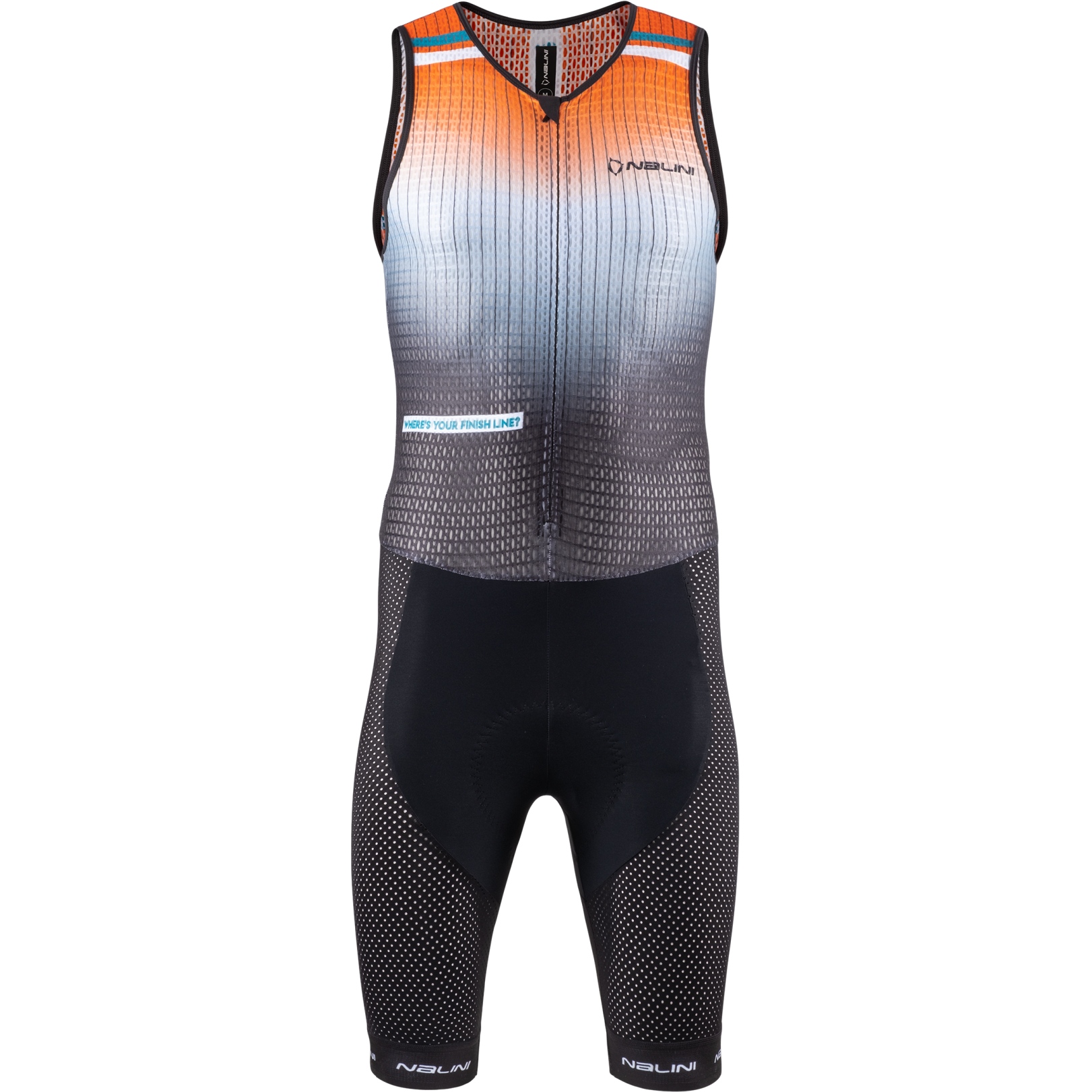 Produktbild von Nalini New Indoor Race Suit - schwarz/orange 4000