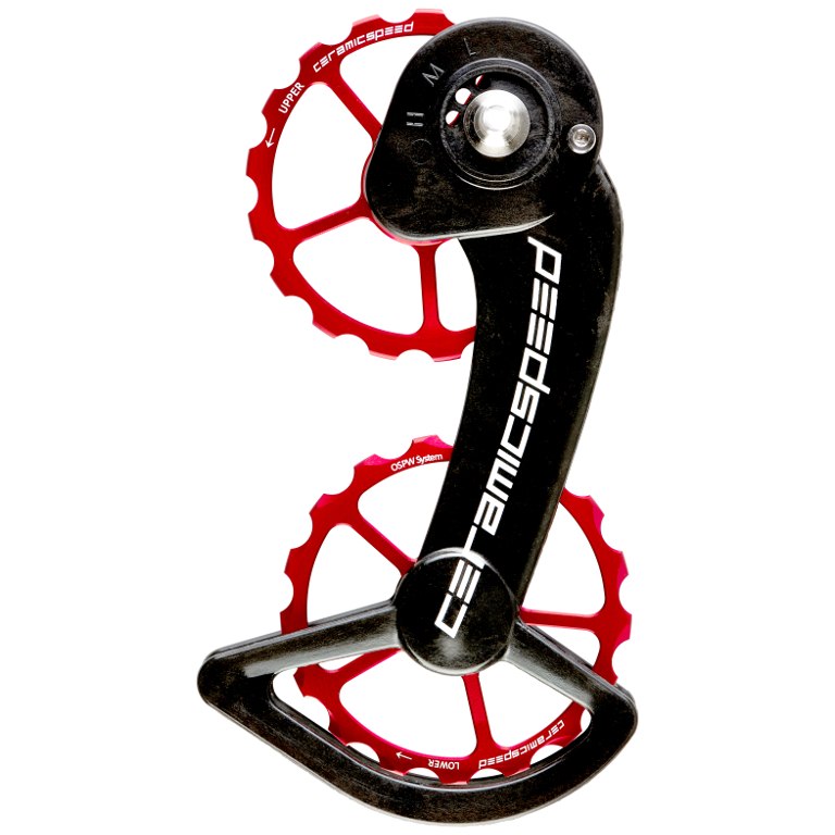 Picture of CeramicSpeed OSPW Pulley Wheels for SRAM eTap - red
