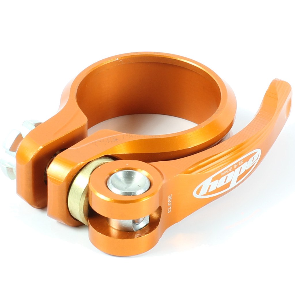 Image of Hope Seat Clamp with Quick Release - orange