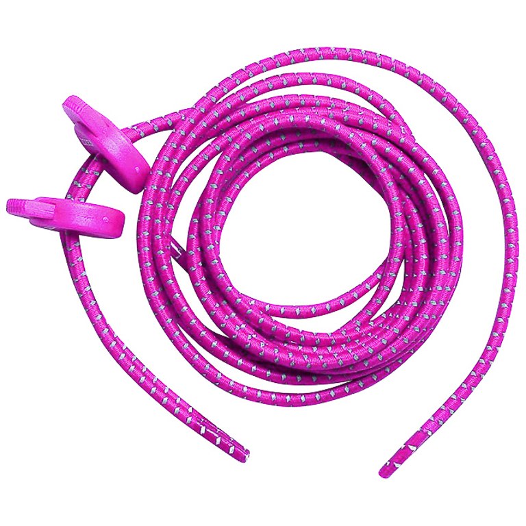 Produktbild von Zone3 Elastic Schnürsenkel - neon pink reflektierend