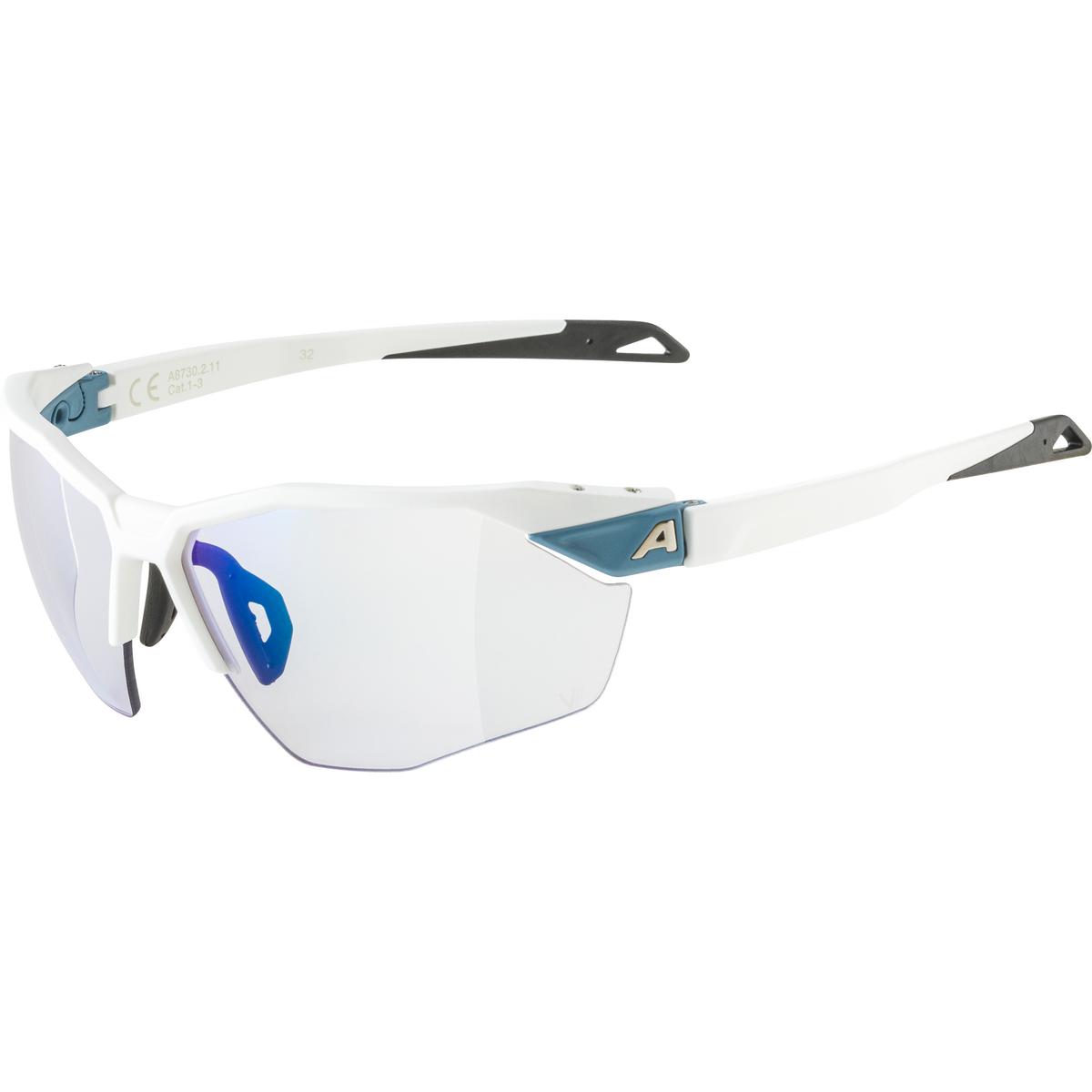 Produktbild von Alpina Twist Six HR V(M) Brille - white matt / Varioflex blue mirror