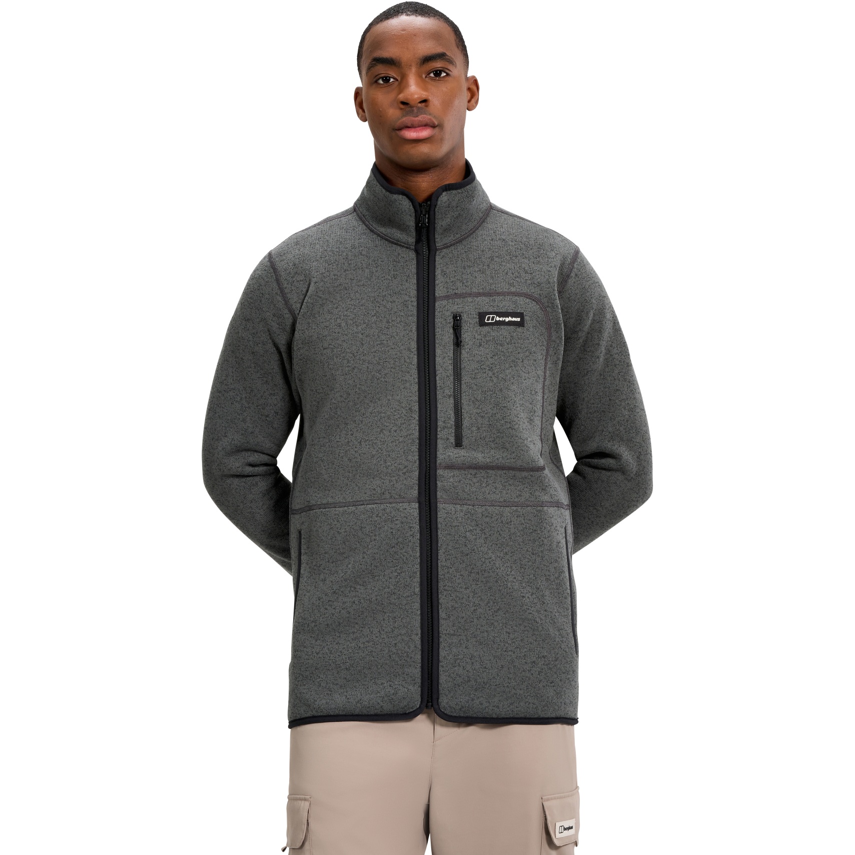 Мужская интерактивная куртка Berghaus Asterby - Черный как смоль/Cavern