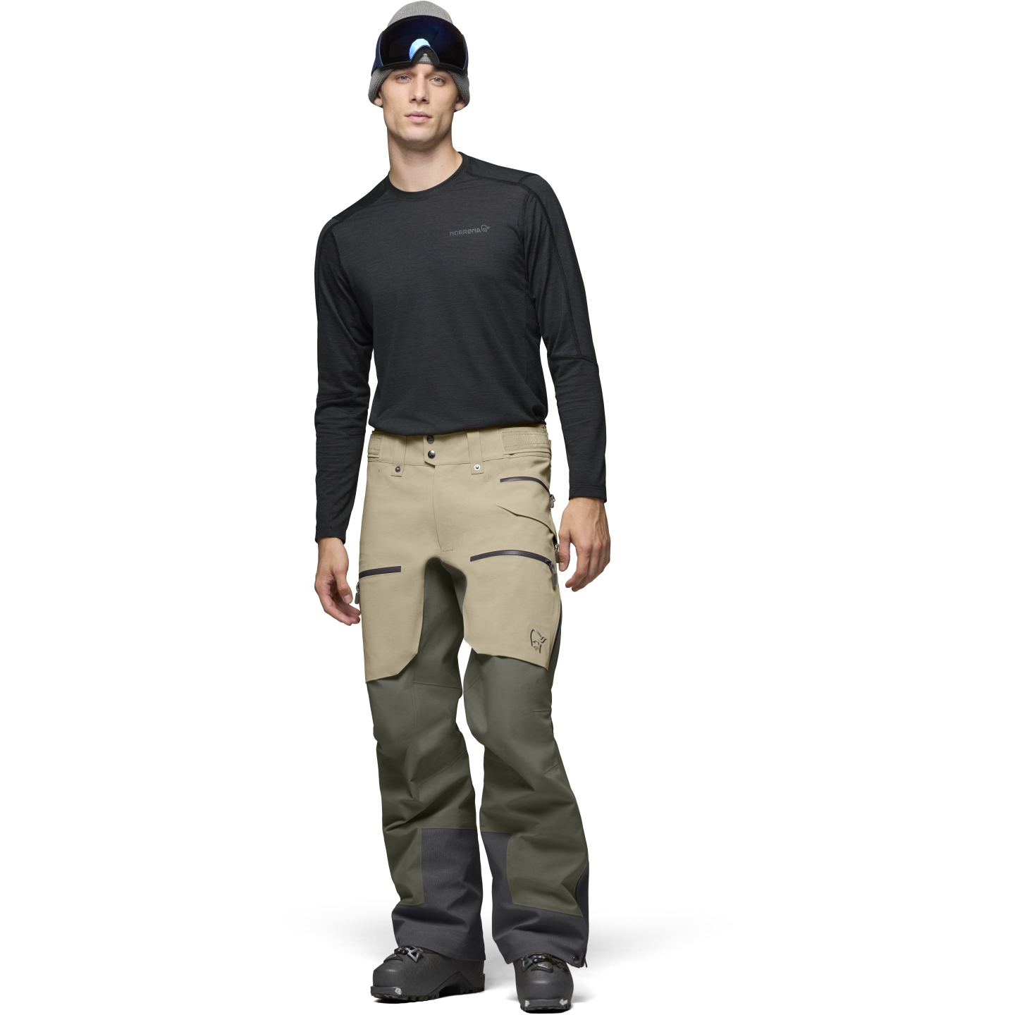Norrona ノローナlofoten  GoreTex Pants Men Norrona lofoten Gore-Tex Pro Pants Men - Winter Twig | BIKE24