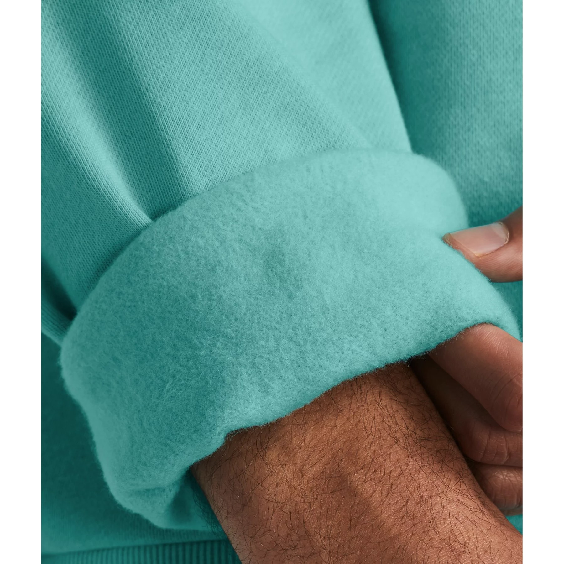 Under Armour UA Rival Fleece Crew Sweatshirt Men Radial Turquoise White