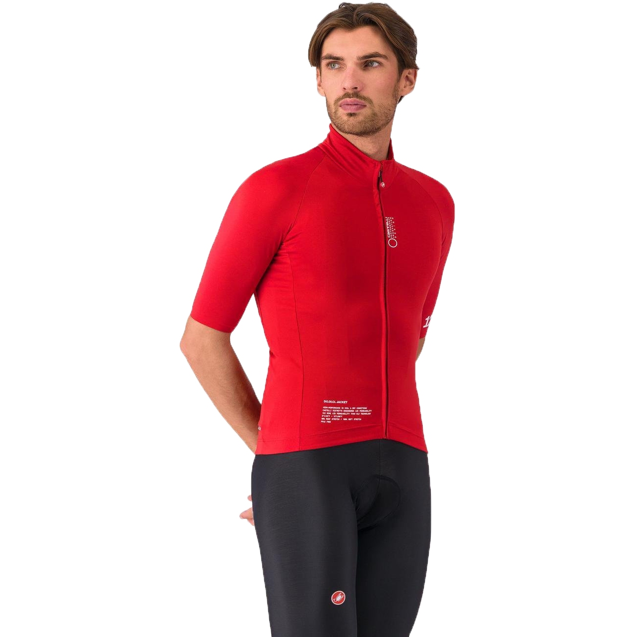 Castelli Do.Di.Ci. Short Sleeve Jacket Men - rich red 645 | BIKE24