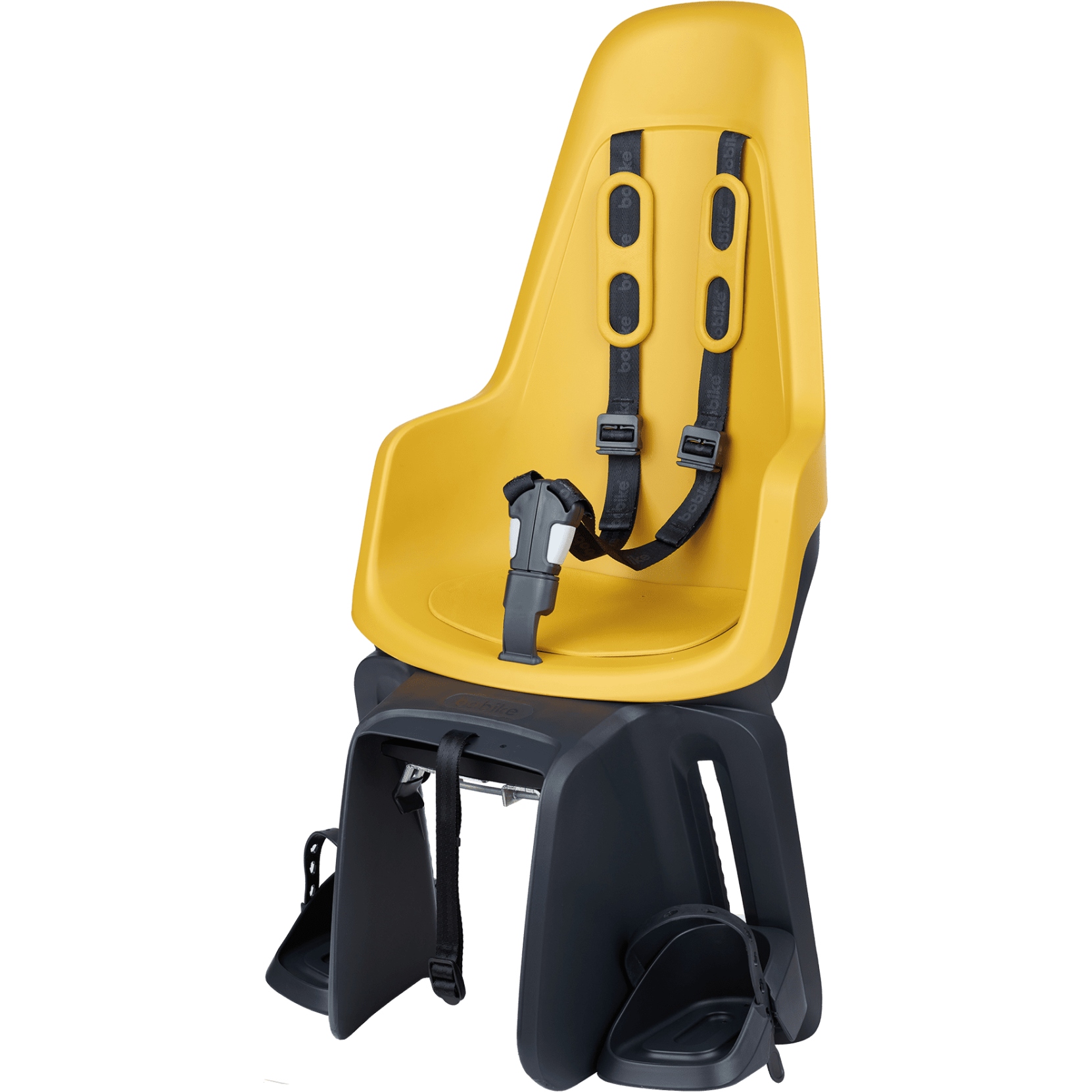 Produktbild von Bobike ONE maxi - Fahrrad-Kindersitz für Gepäckträgermontage - Mighty Mustard
